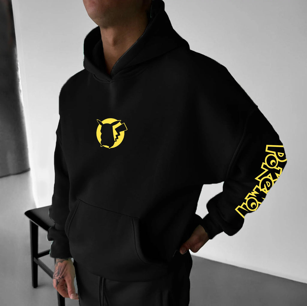 PKM-Unisex Anime Graphic Streetwear Vintage Hoodie