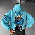 Dragon Ball Color Blocked Plush Hoodie