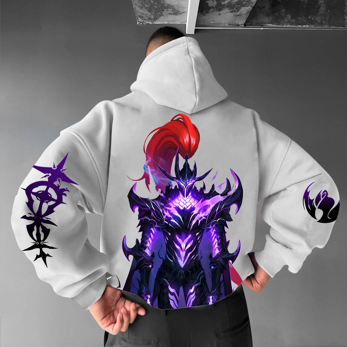 SL-Unisex Anime Graphic Streetwear Vintage Hoodie
