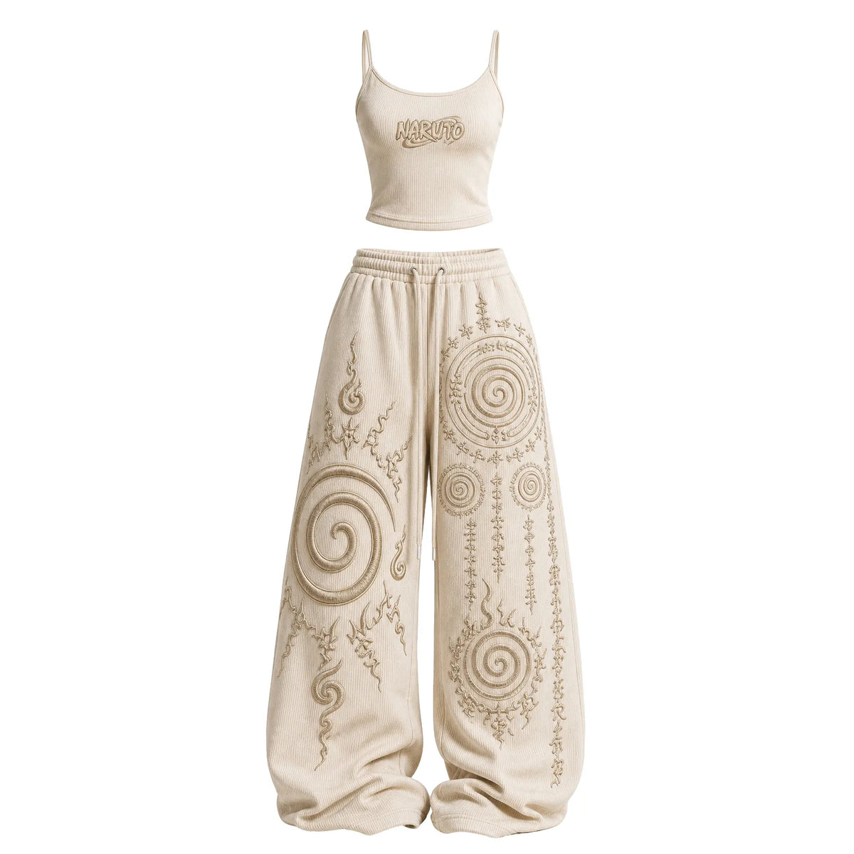 NINDO Women's Anime-Print Camisole And Pants Set