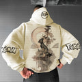 PKM-Unisex Anime Inspired Vintage Plush Hoodie