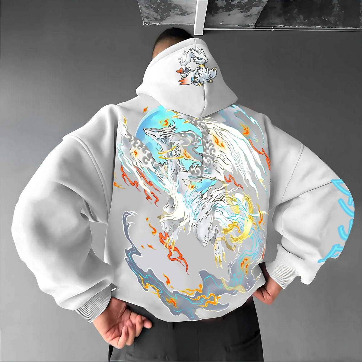 PKM-Unisex Anime Graphic Streetwear Vintage Hoodie