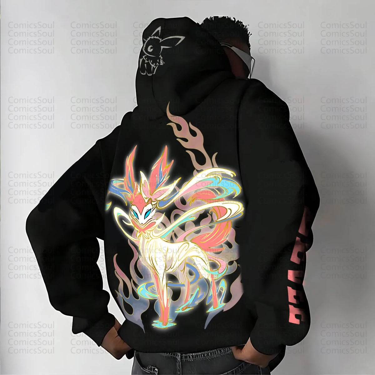 PKM-Unisex Anime Graphic Streetwear Vintage Hoodie