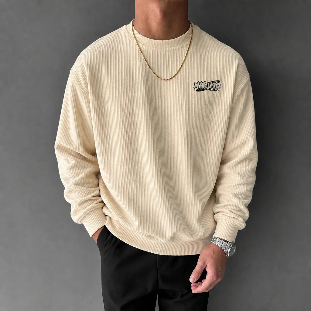 NINDO Unisex Anime-print Crewneck Sweatshirt
