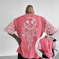 One Piece Unisex Anime-Style Retro Corduroy Oversized T-Shirt