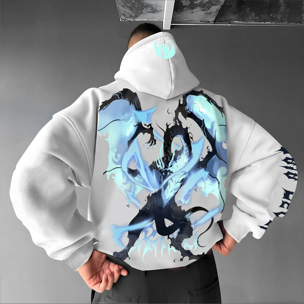 SL-Unisex Anime Graphic Streetwear Vintage Hoodie