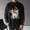 PKM-Unisex Anime Graphic Streetwear Vintage long-sleeved T-shirt