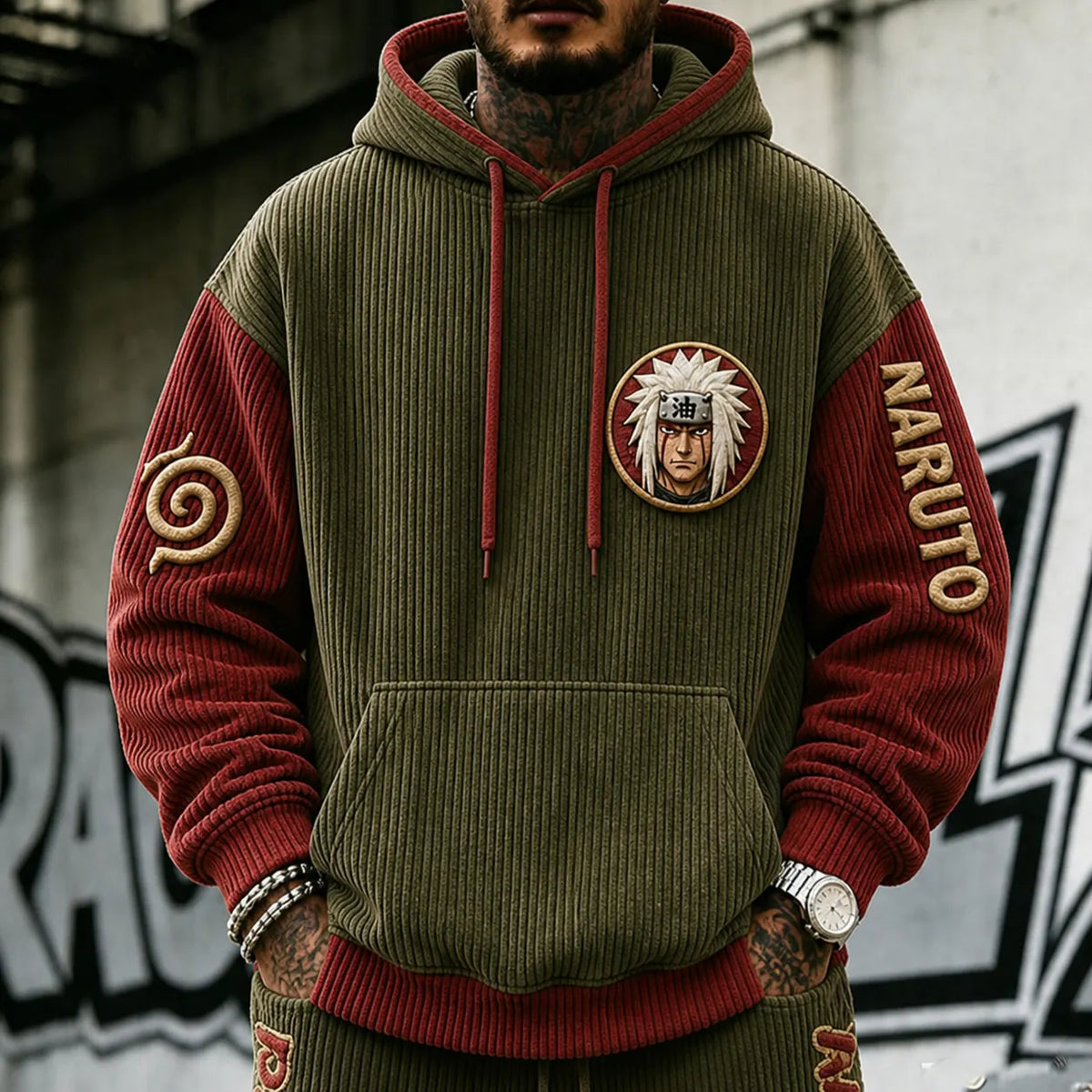 NINDO Unisex Anime-print Hoodie