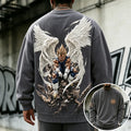Dragon Ball Unisex Retro Corduroy Sweatshirt In Anime Style