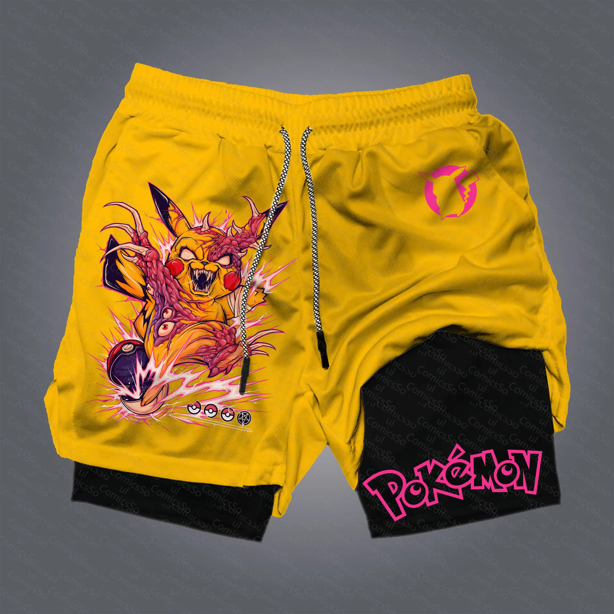 PKM-Unisex Casual Anime Streetwear Shorts
