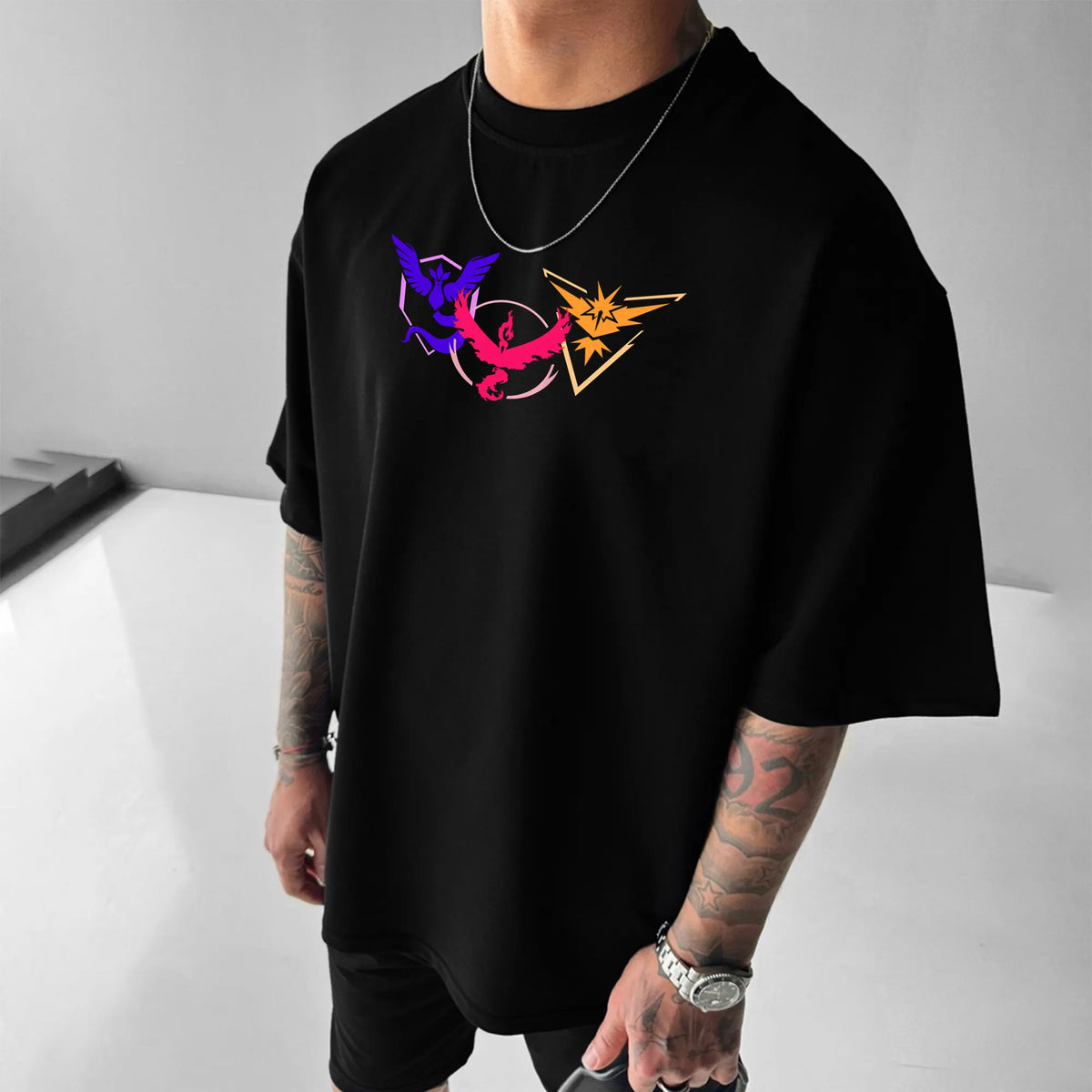 PKM-Unisex Anime Inspired Vintage T-Shirt