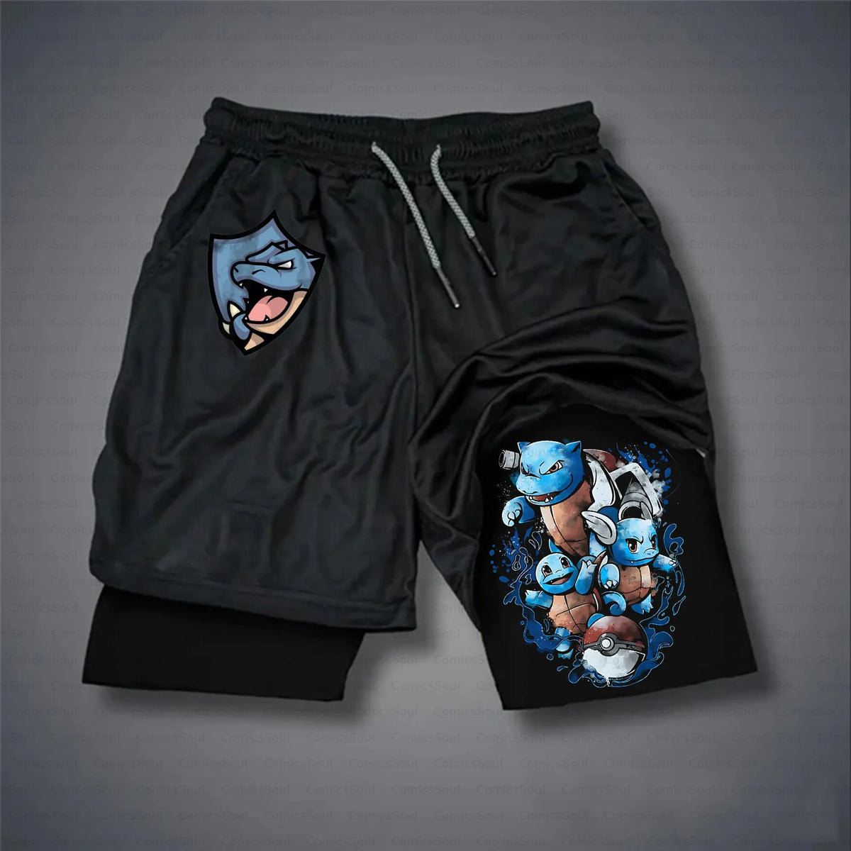 PKM-Unisex Casual Anime Streetwear Gym Shorts