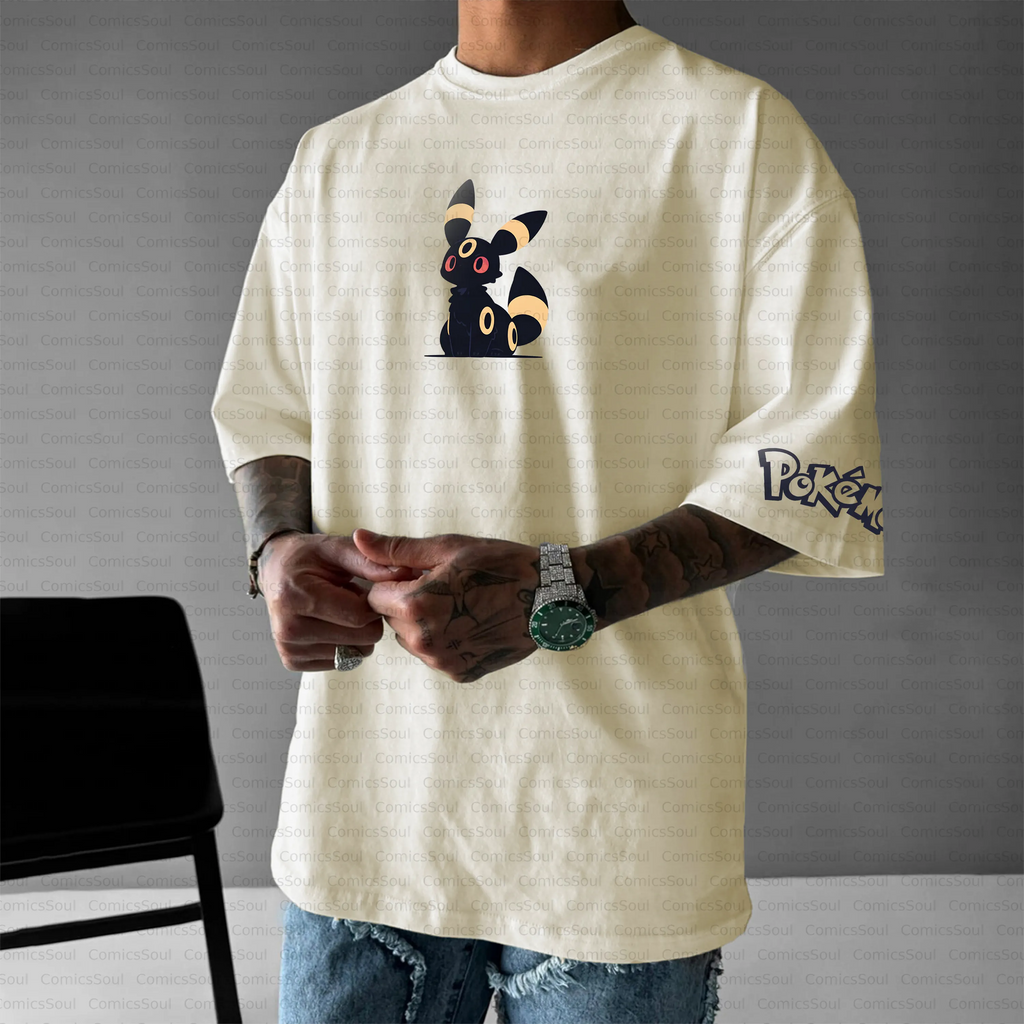 PKM-Unisex Anime Inspired Vintage T-Shirt