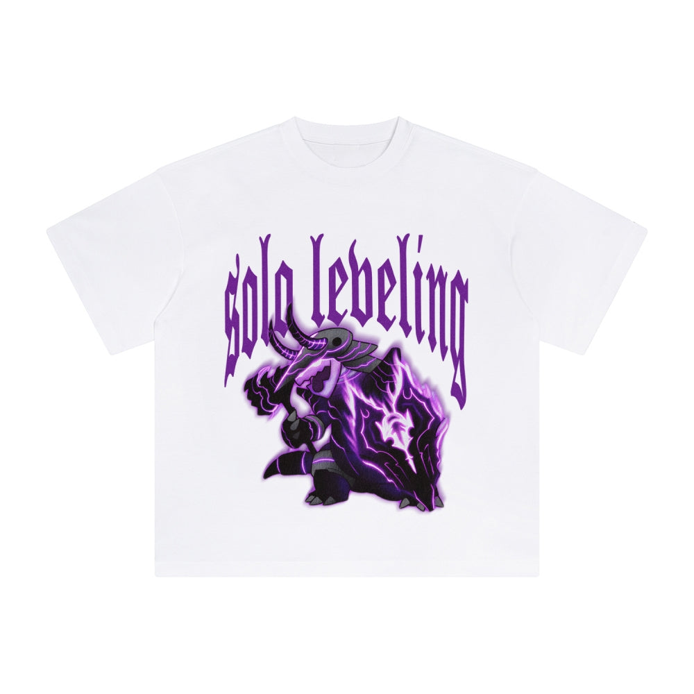 SL-Unisex Anime Inspired Washed  Vintage T-Shirt
