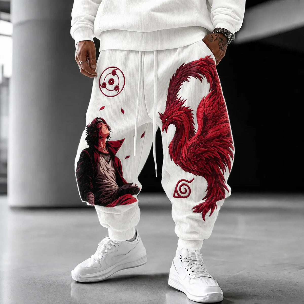 NINDO Unisex Anime-print Trousers