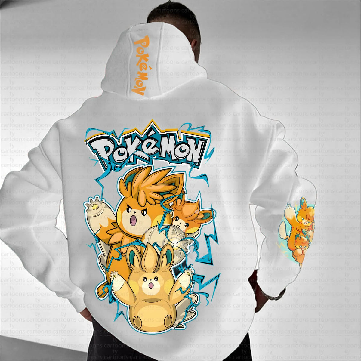 PKM-Unisex Anime Graphic Streetwear Vintage Hoodie