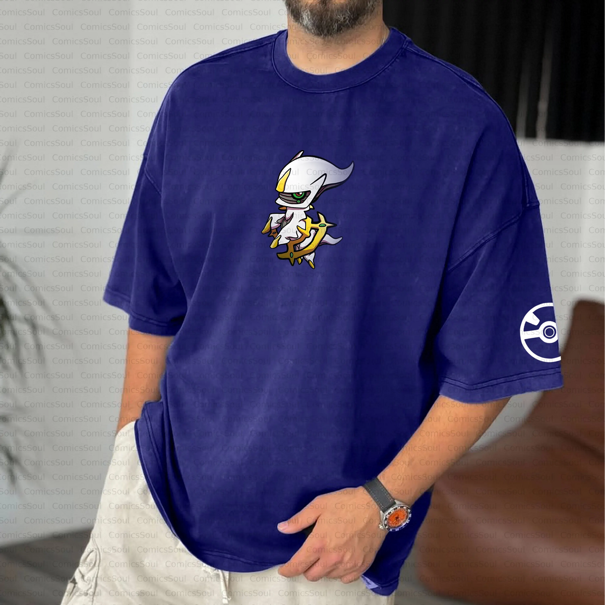 PKM-Unisex Anime Inspired Vintage T-Shirt