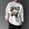 PKM-Unisex Anime Graphic Streetwear Vintage Long-Sleeved T-shirt