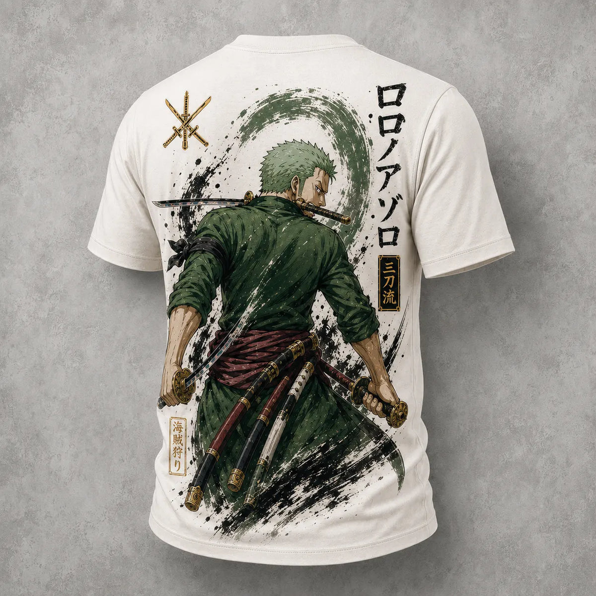 One Piece Pirate Crew Graphic Crew-Neck T-Shirt