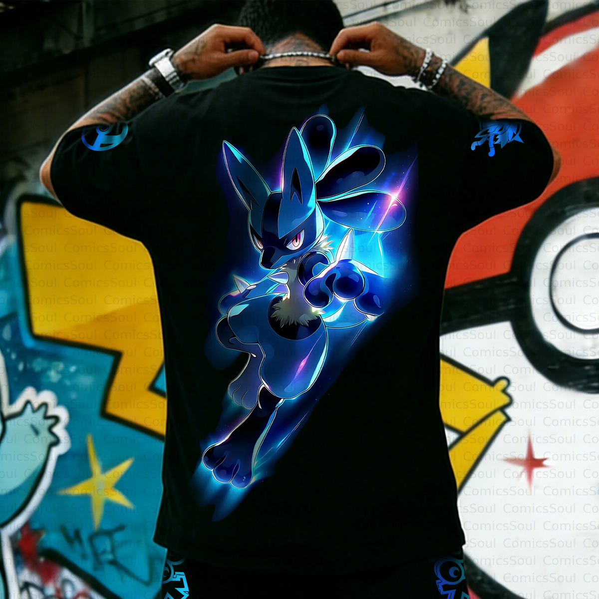 PKM-Unisex Anime Inspired Vintage T-Shirt