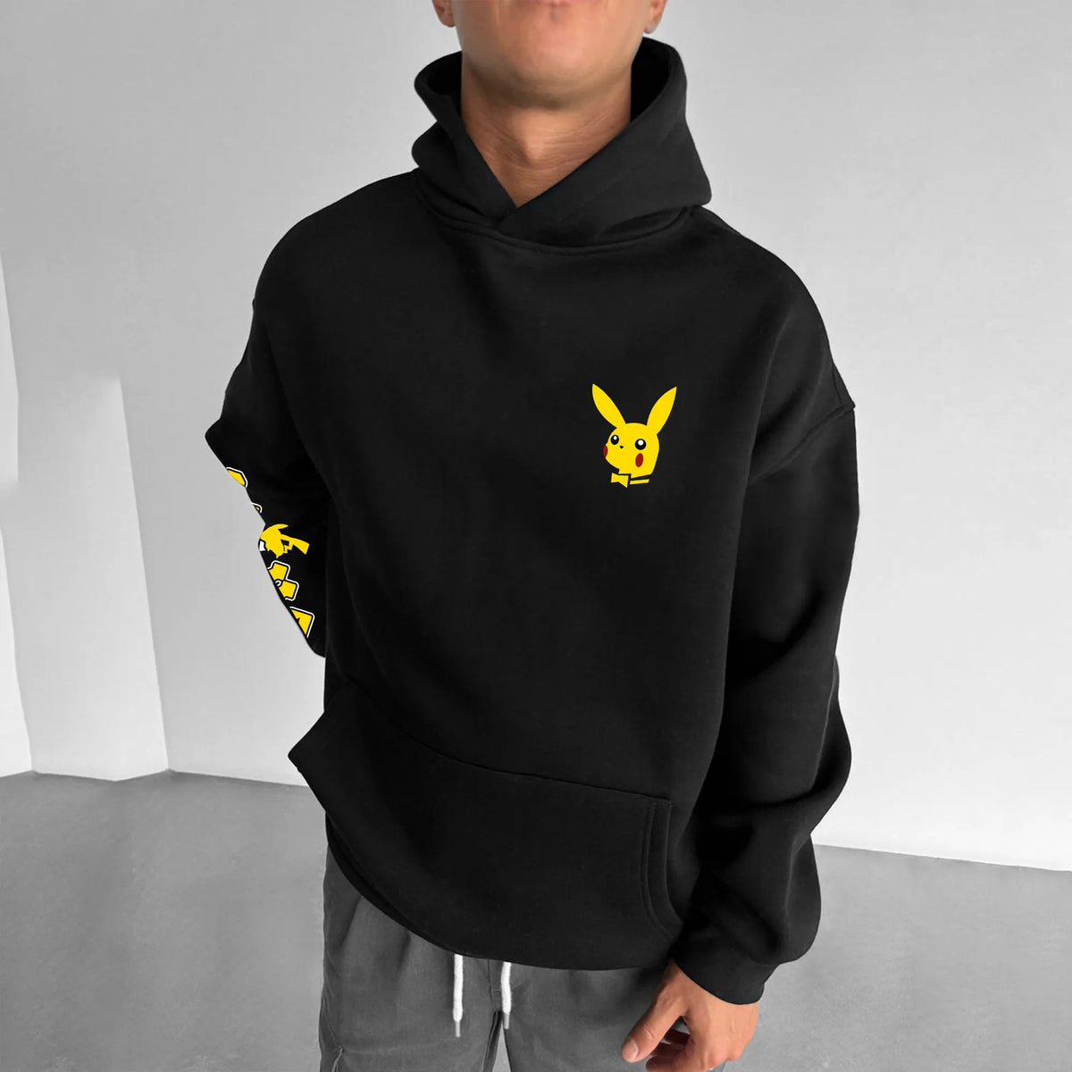 PKM-Unisex Anime Graphic Streetwear Vintage Hoodie