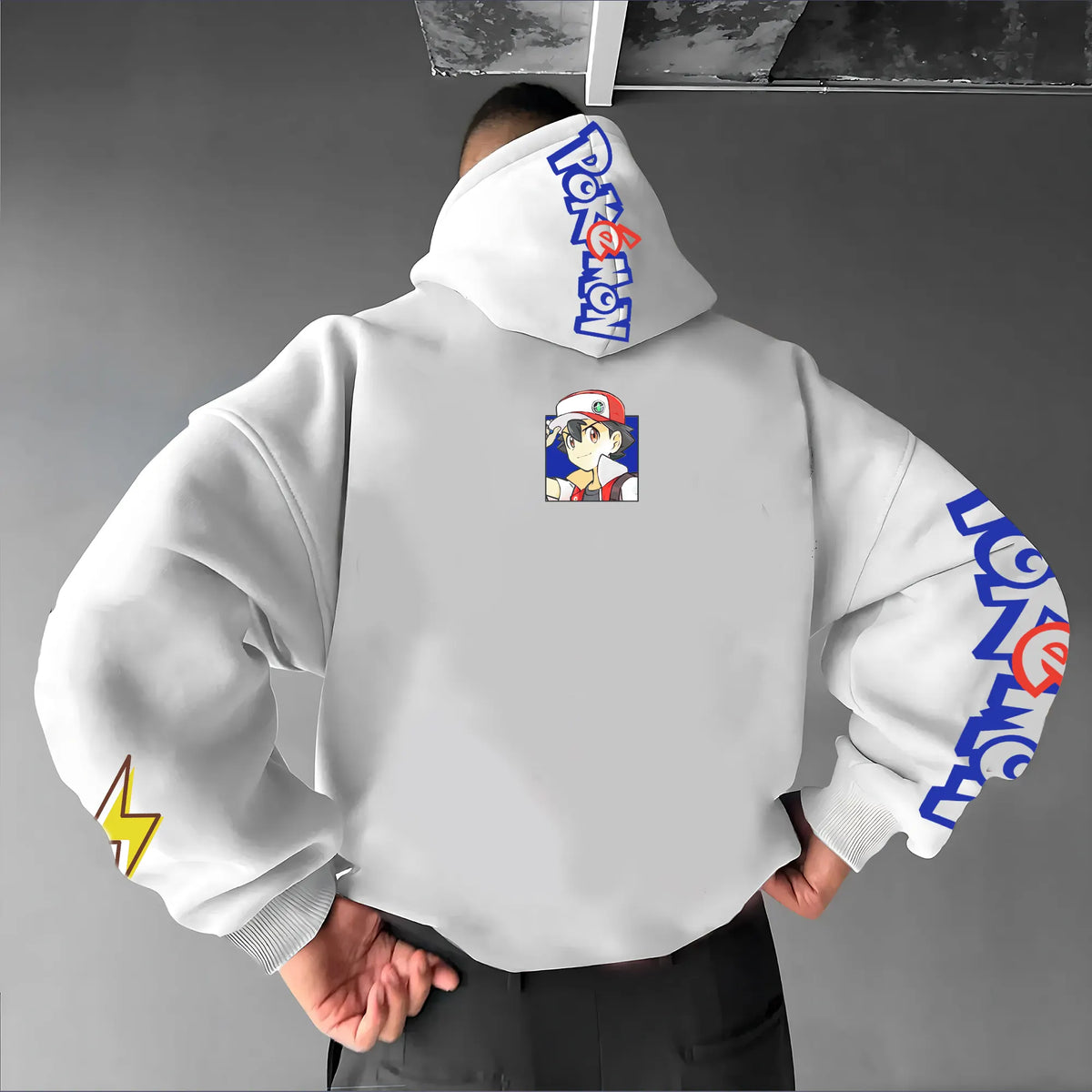 PKM-Unisex Anime Graphic Streetwear Vintage Hoodie