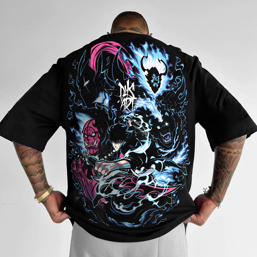 SL-Unisex Anime Inspired Vintage T-Shirt