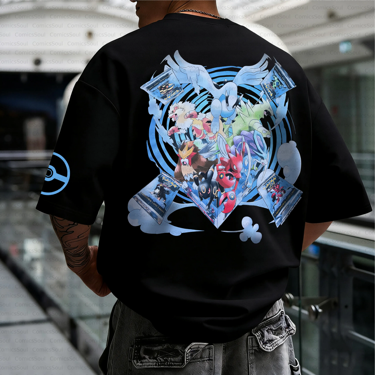 PKM-Unisex Anime Inspired Vintage T-Shirt