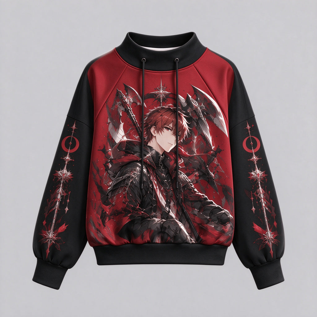 frieren vintage hoodie and shorts set