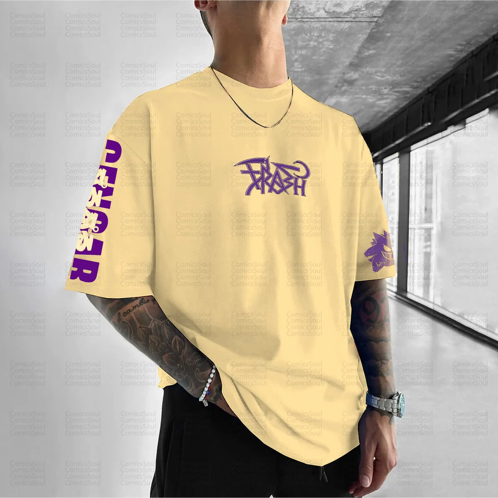 PKM-Unisex Anime Inspired Vintage T-Shirt