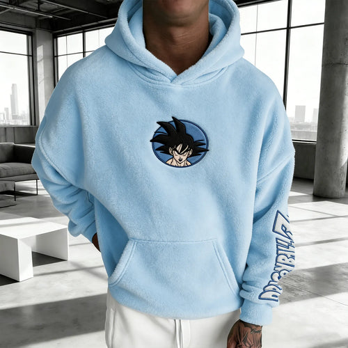 Dragon Ball Color Blocked Plush Hoodie