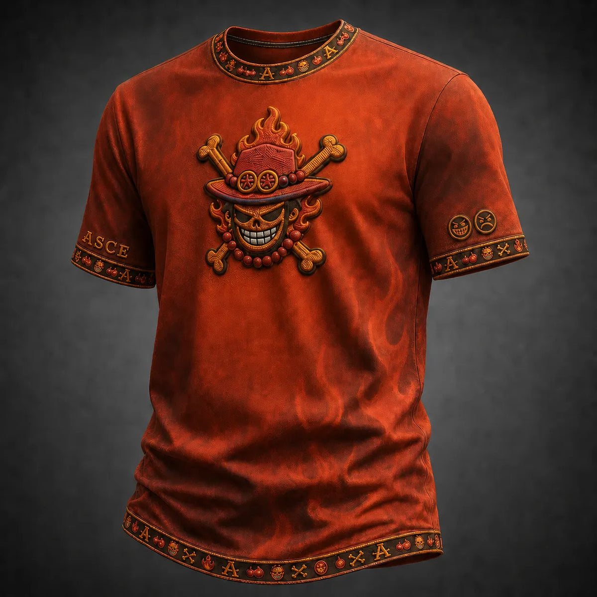 One Piece Pirate Crew Graphic Crew-Neck T-Shirt