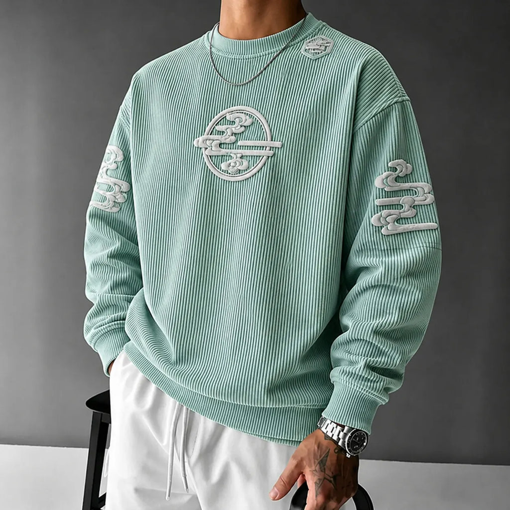 KNY Unisex Anime-print Crewneck Sweatshirt