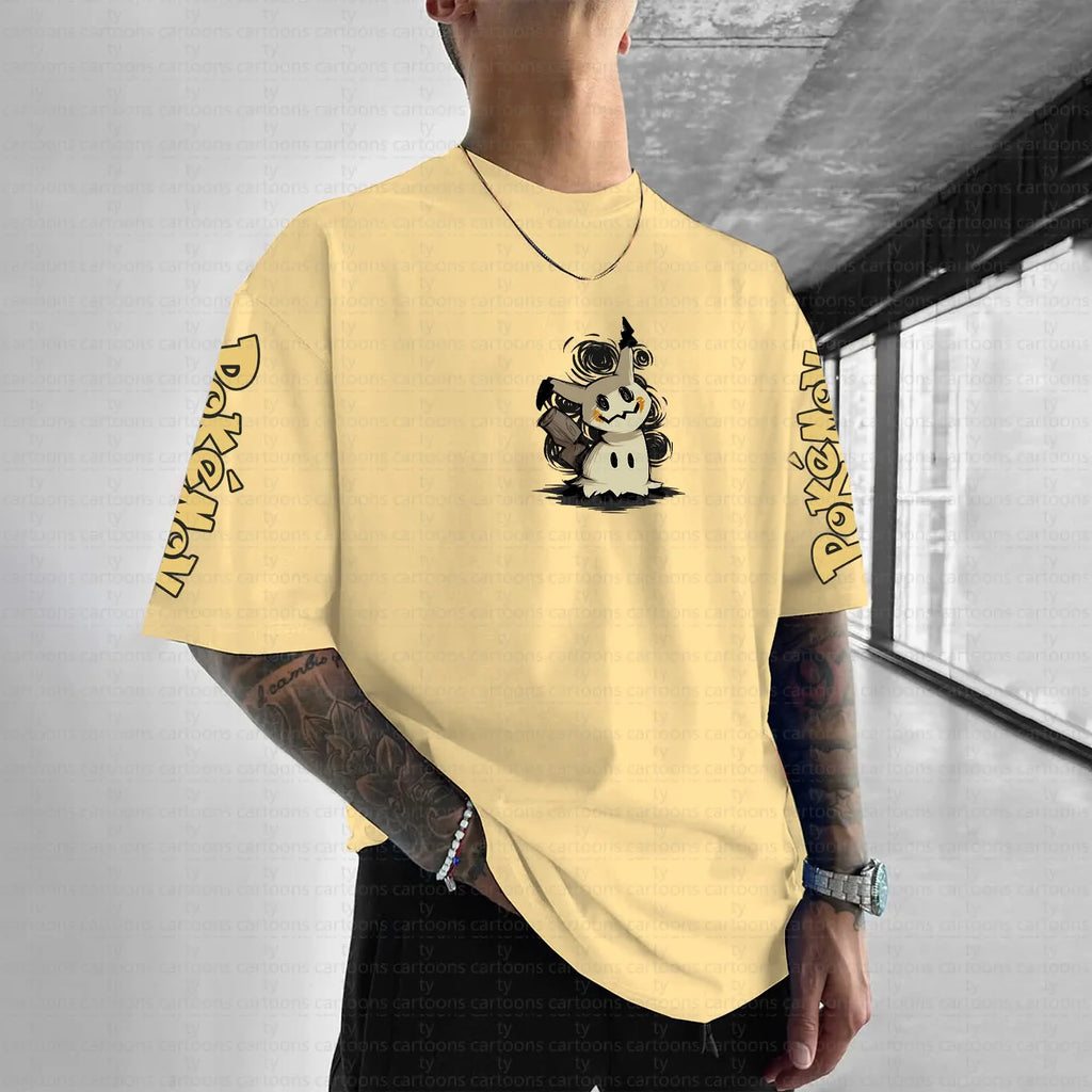 PKM-Unisex  Anime Inspired Vintage T-Shirt