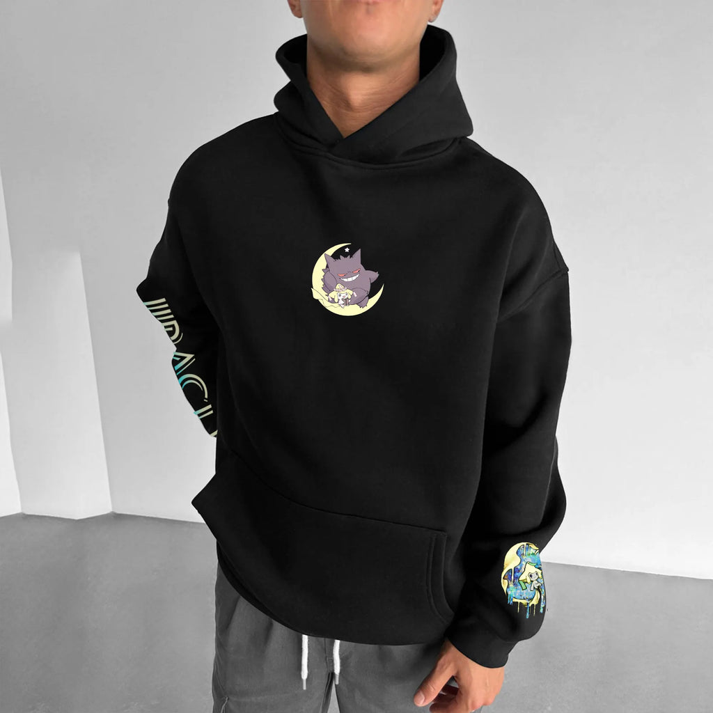PKM-Unisex Anime Graphic Streetwear Vintage Hoodie