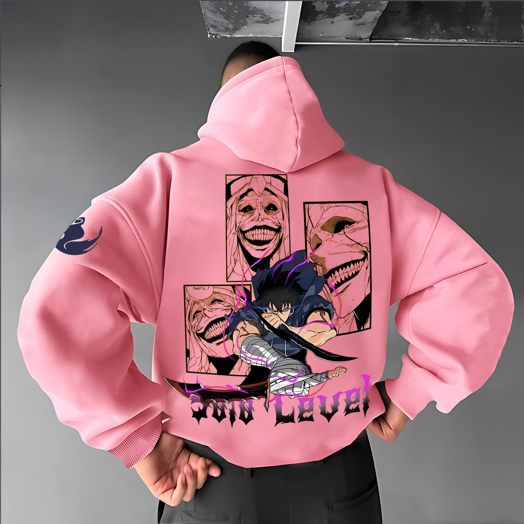 SL-Unisex Anime Graphic Streetwear Vintage Hoodie