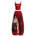 NINDO Women's Anime-Print Camisole And Pants Set