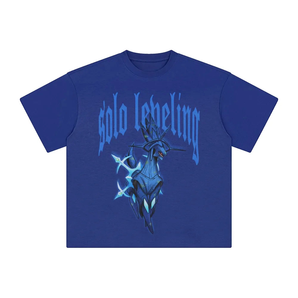 SL-Unisex Anime Inspired Washed  Vintage T-Shirt