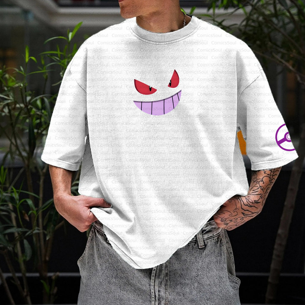 PKM-Unisex Anime Inspired Vintage T-Shirt