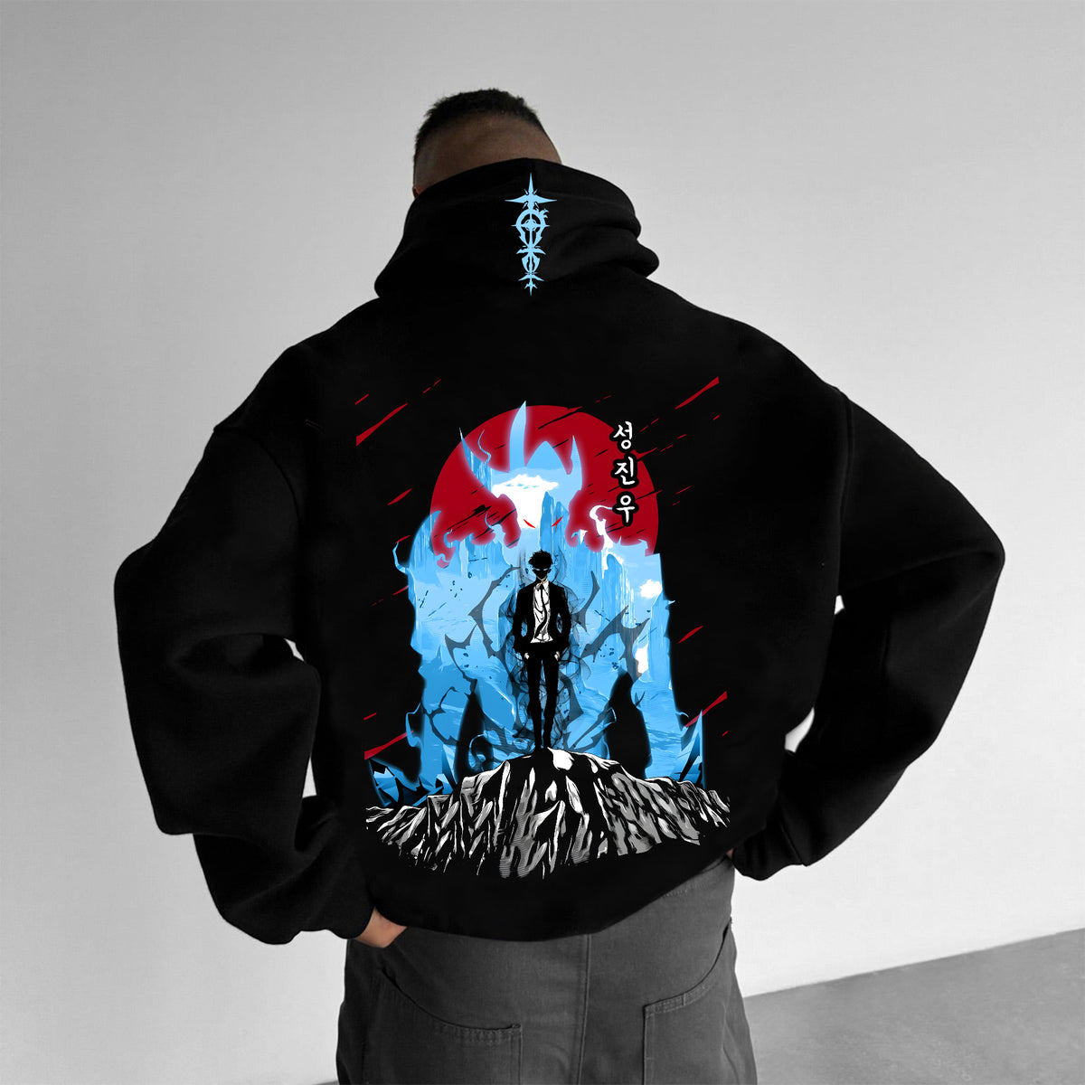 SL-Unisex Anime Graphic Streetwear Vintage Hoodie