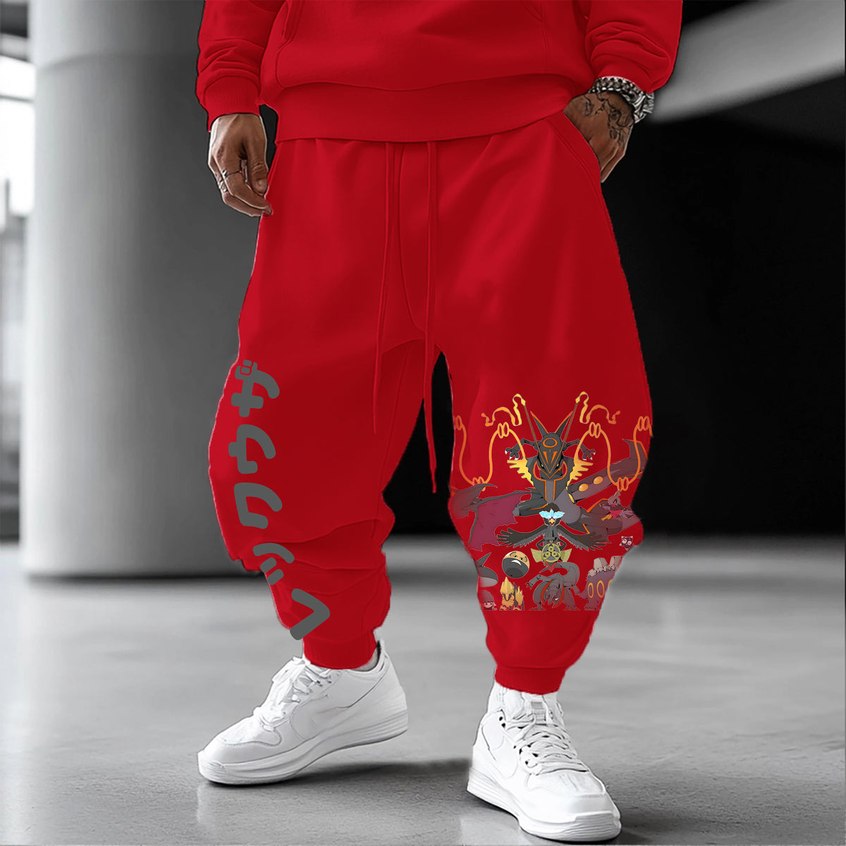 PKM-Unisex Casual Anime Streetwear Pants