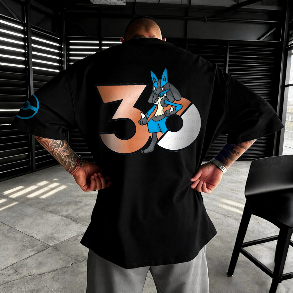 PKM-Unisex Anime Inspired Vintage T-Shirt