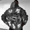 PKM-Unisex Anime Inspired Vintage Plush Hoodie