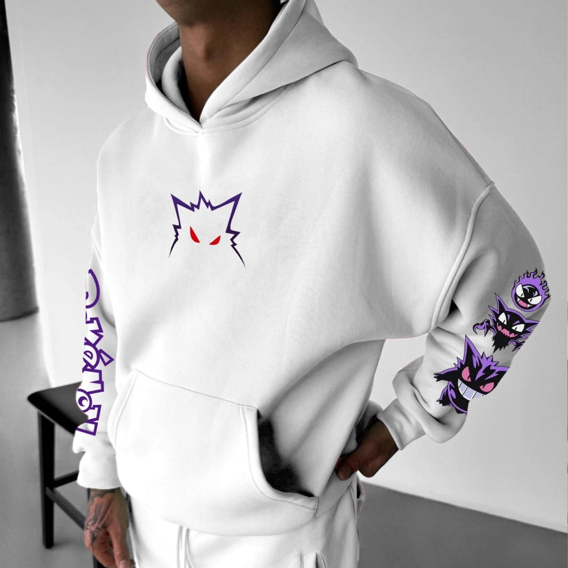PKM-Unisex Anime Graphic Streetwear Vintage Hoodie
