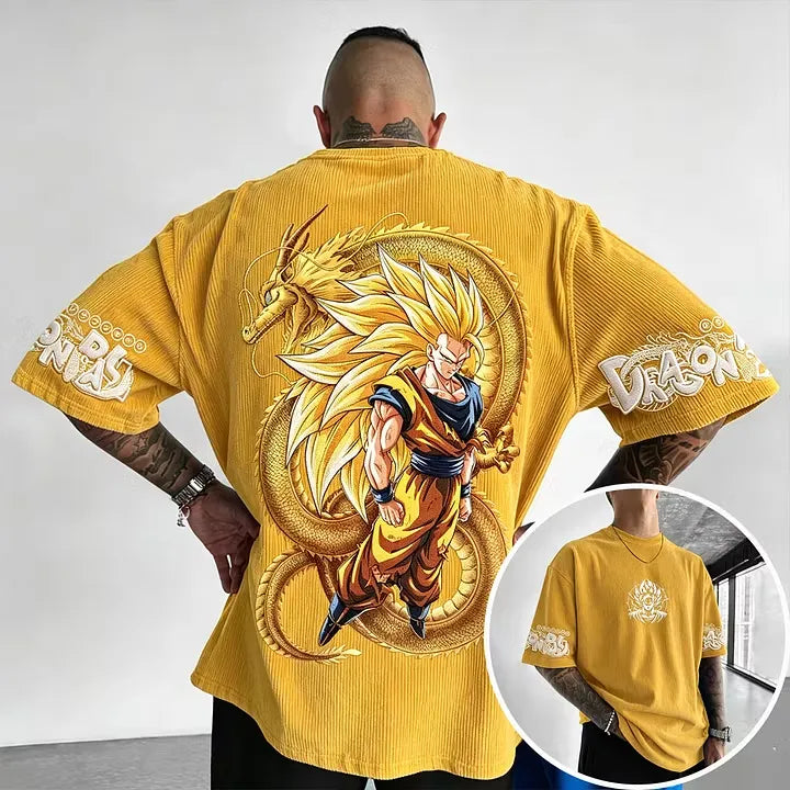 Dragon Ball Men's Oversized T‐Shirt