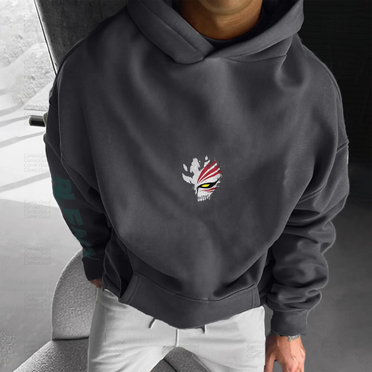 PKM-Unisex Anime Graphic Streetwear Vintage Hoodie
