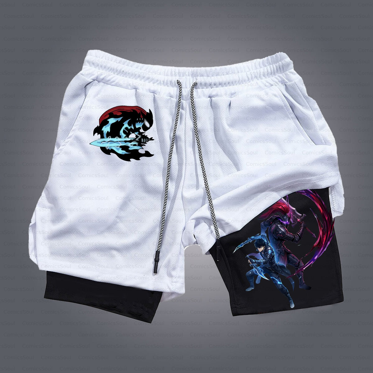 SL-Unisex Casual Anime Streetwear Gym Shorts