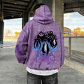 SL-Unisex  Anime Graphic Water wash Streetwear Vintage Hoodie