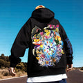 PKM-Unisex Anime Inspired Vintage Plush Hoodie