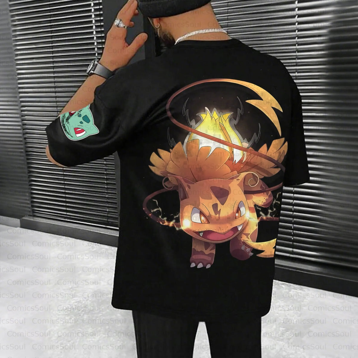 PKM-Unisex Anime Inspired Vintage T-Shirt